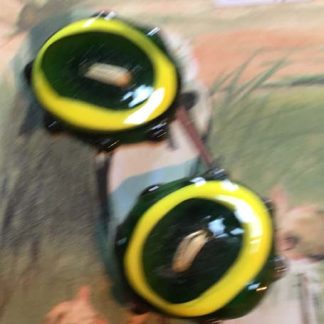 Murano crystal buttons  x2