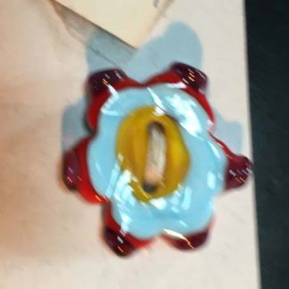 Murano crystal button