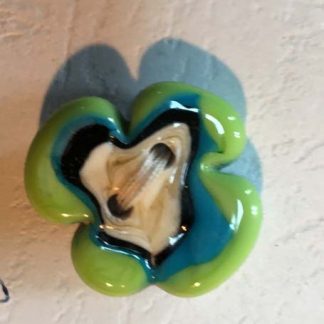 Murano crystal button