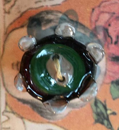 Murano crystal button