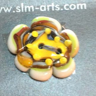 Murano crystal button