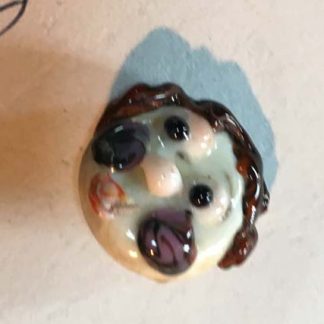 Murano crystal button