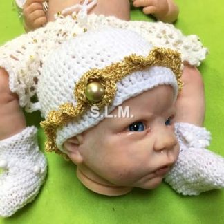 HATS  with matching bootees   (on order)