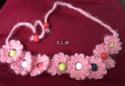 PREEMIE SET : JACKET, HAT, SKIRT, BOOTEES AND HEADBAND - Image 7