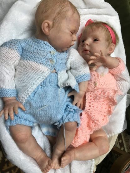 TWINS (sculpts by Donna Rubert) reborned by me SLM - Image 29