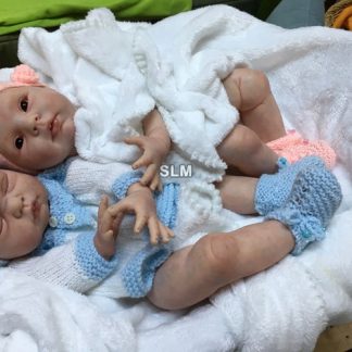 TWINS (sculpts by Donna Rubert) reborned by me SLM