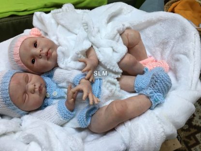 TWINS (sculpts by Donna Rubert) reborned by me SLM