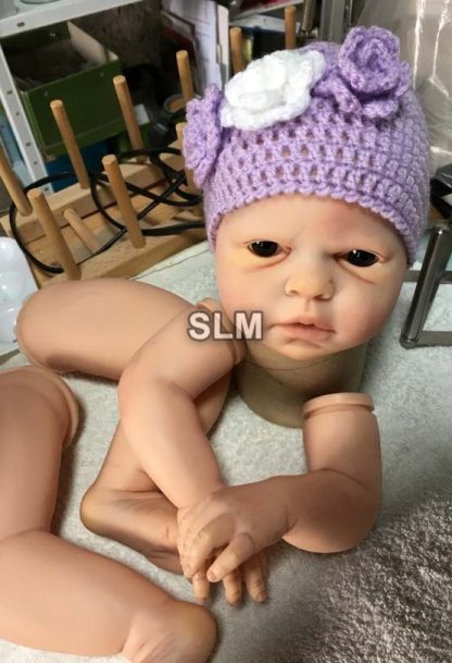 LILAC 3-pc set = bootees, hat, jacket - Image 2