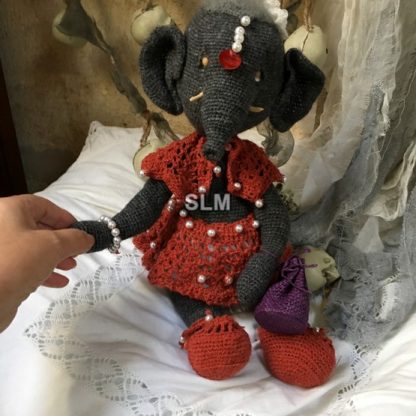 BIBA crocheted elephant - Image 8