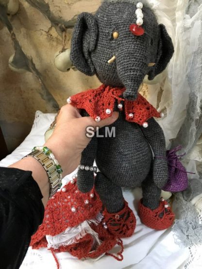 BIBA crocheted elephant - Image 6