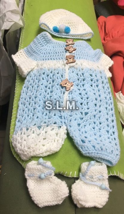blue/white 3-piece outfit - Image 4