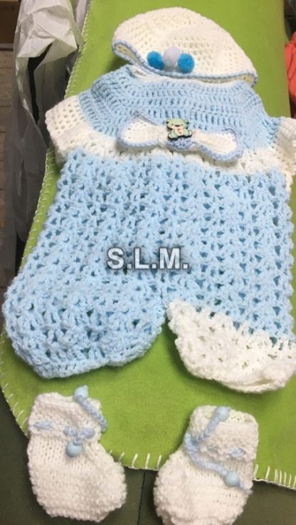 blue/white 3-piece outfit - Image 2