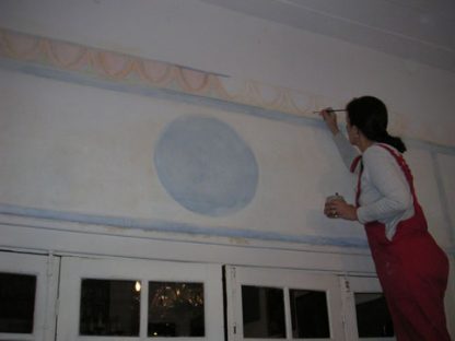 DOORS  (trompe l oeil tiles) walls...make believe marbles etc - Image 20
