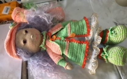 SOLINE  crochet doll - Image 2