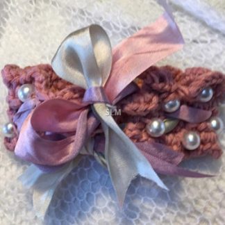 CROCHET BRACELET rose