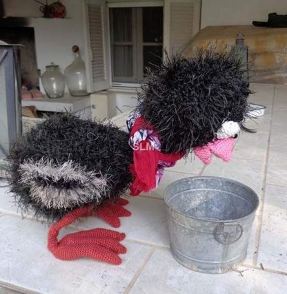 crocheted Ostrich - Image 7