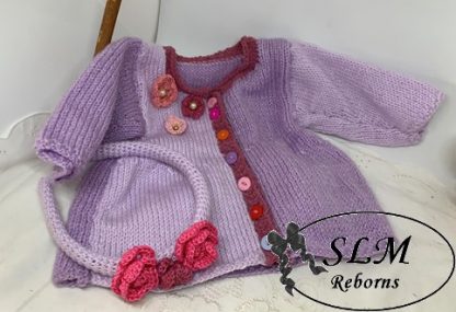 CARDIGAN AND MATCHING HEADBAND - Image 3