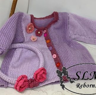 CARDIGAN AND MATCHING HEADBAND