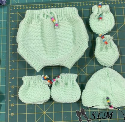 panties + mittens +  bootees