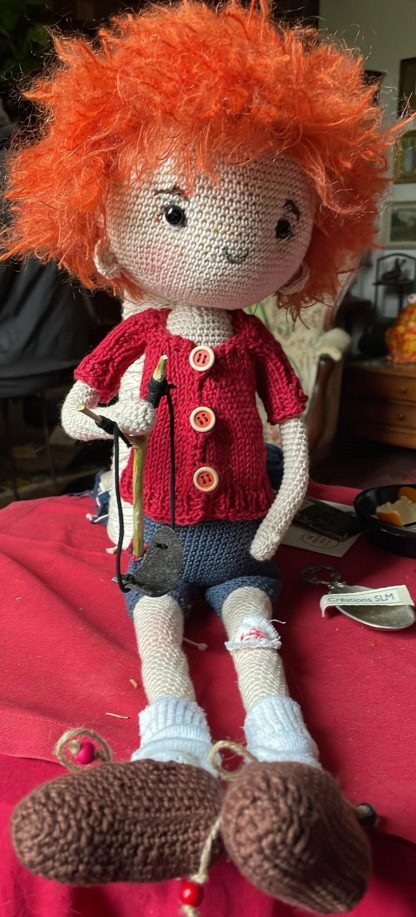 CHARLIE   crochet doll